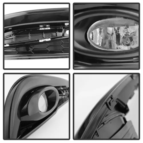 For 2013-2015 Honda Civic 4Dr Sedan Front Fog Lights Lamps+Covers w/Switch - Picture 10 of 20