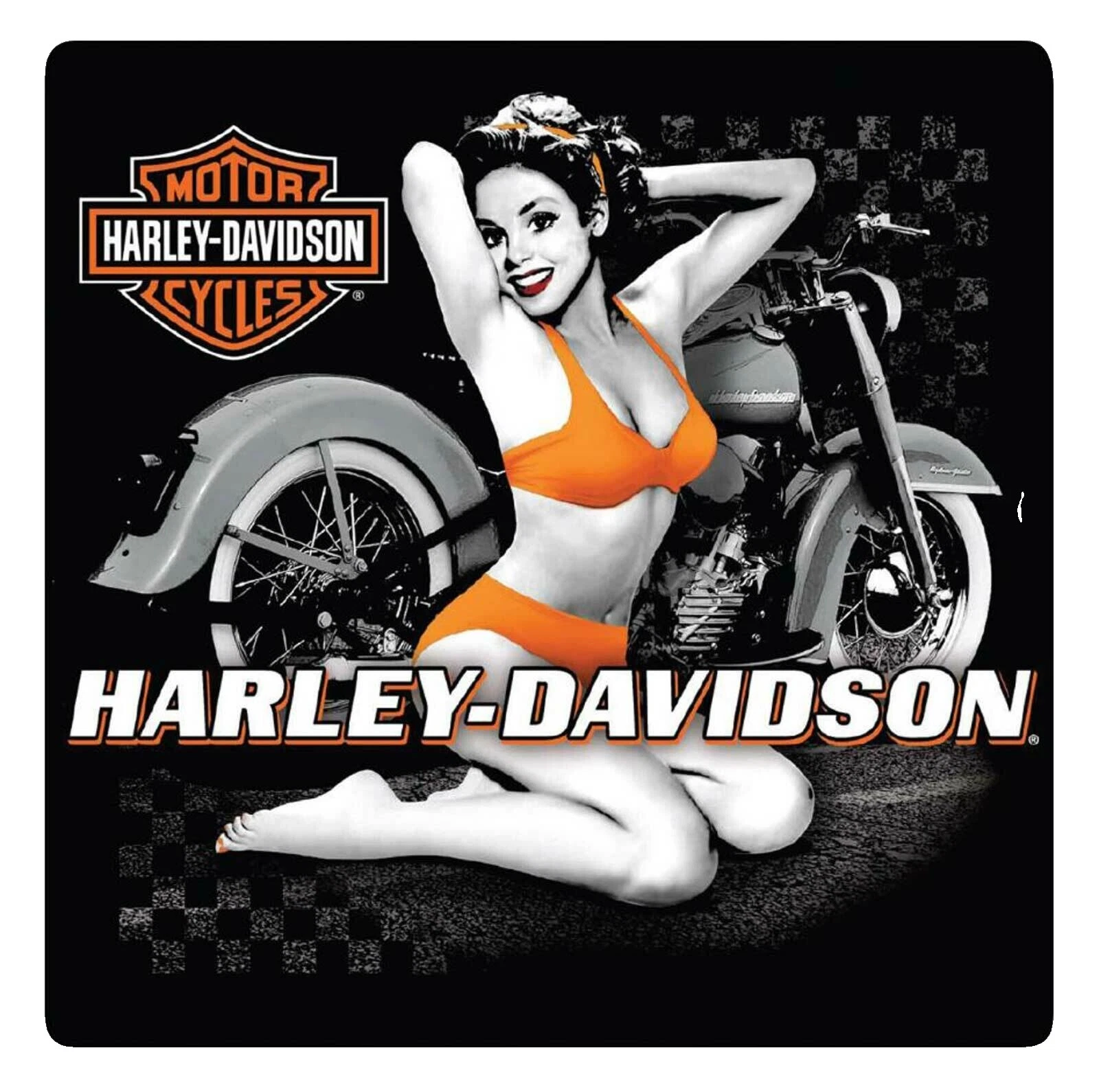 Harley-Davidson Placas Y Letreros estaño
