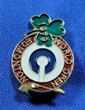 World Open 1979 Bonspiel EDMONTON Alberta Canada Curling Pin by Artiss
