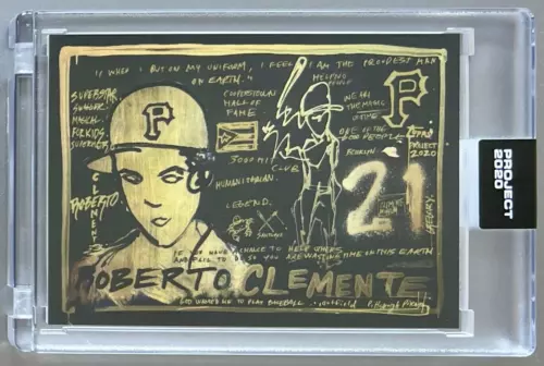 TOPPS PROJECT 2020 #362 ROBERTO CLEMENTE by Gregory Siff  1955 PIRATES FREE SHIP