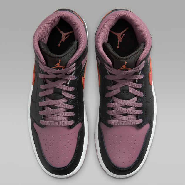Nike Air Jordan 1 Mid SE Black Sky J Mauve FB9911-008 Men's Nike Air Jordan 1 Mid SE Black Sky J Mauve FB9911-008 Men's