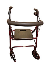 Rollator Walker Drive Medical 4-Wheel With Seat Rd model number RTL10261RD