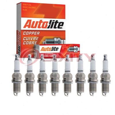 8 pc Autolite Copper Core 3923 Spark Plugs for V99-75-0023 AGSP22C 7528 4952 fz