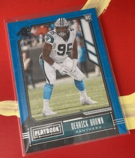 2020 Panini Playbook DERRICK BROWN RC #144 ~ Carolina Panthers