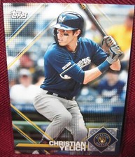 2020 TOPPS HERITAGE MLB STICKER COLLECTION PREVIEW #7 CHRISTIAN YELICH