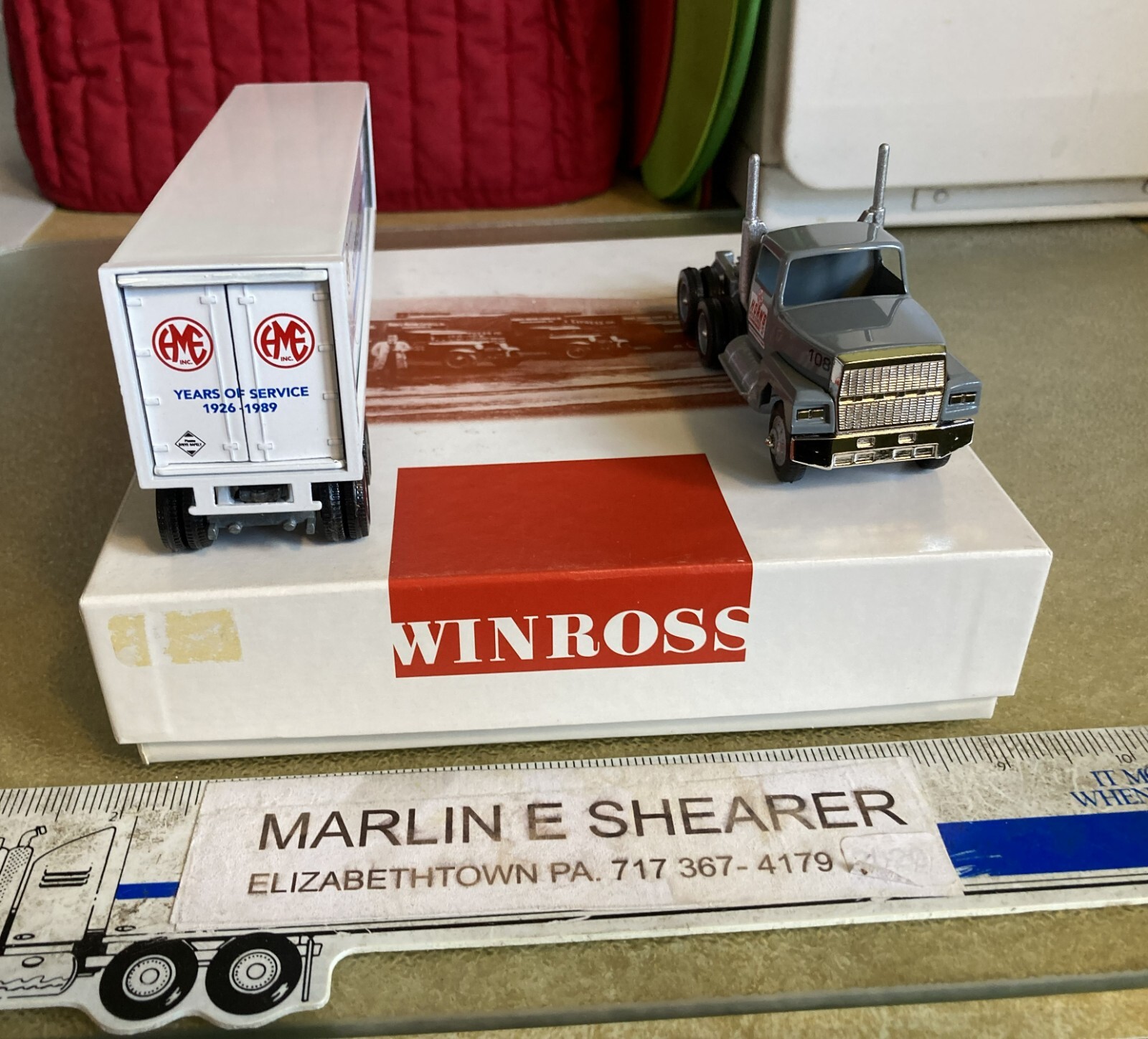 HORN'S MOTOR EXPRESS 1989 WIN ROSS TRUCK eBay
