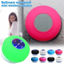 Rainbow LED Bluetooth Shower Speaker, IP67 Portable  Multicoloured