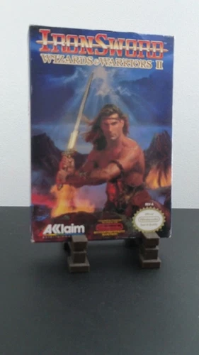 Iron Sword Wizards & Warriors NES CIB
