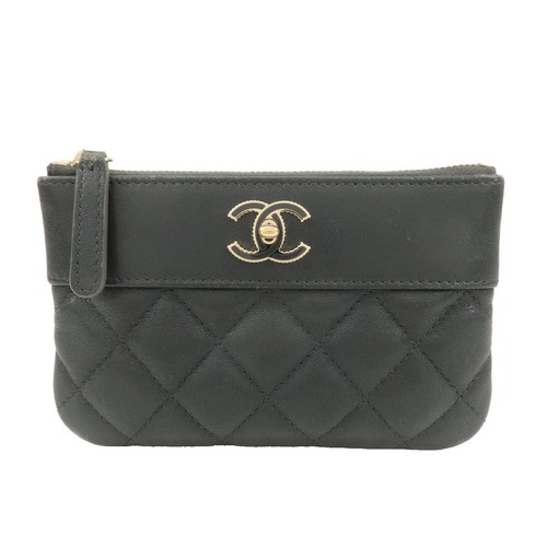 CHANEL MAKEUP ブラック ミニショルダーバッグ❤️ Chanel Beaute Black Mini Pouch Makeup Cosmetic Bag Novelty from