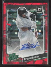 2023 Panini Donruss Optic #RPS-BR Bryan Ramons Red Cracked Ice Auto /23