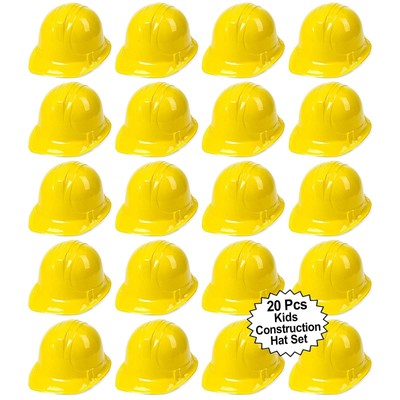 plastic construction hard hats
