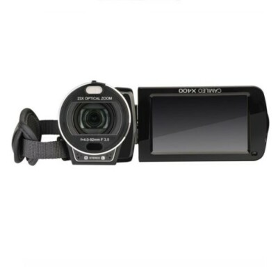 Caméscope Toshiba Camileo X400 Full HD – Noir, Avec Accessoires, Bon état