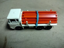 Lesney Matchbox Girder Truck, No. 58, from the 1960's, White with 10 Red Girders