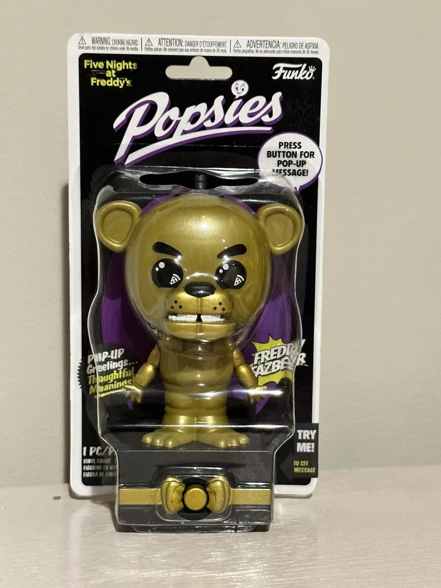 Funko Pop Up Popsies Five Nights at Freddy's FAZBEAR GOLD Have A Killer Day