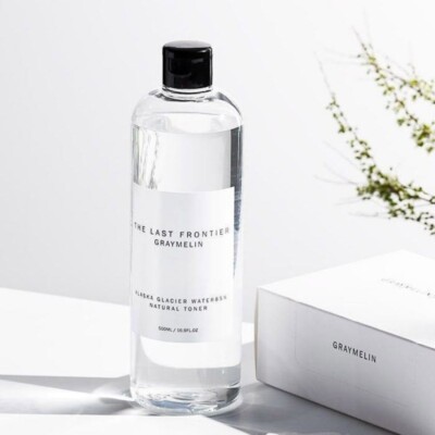 GRAYMELIN The Last Frontier Alaska Glacier / Rose Flower Water 85% Natural Toner