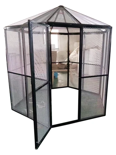 2320h 2400w Diagonal Bird Cage Chicken Canary Parrot Mesh Enclosure Aviary - Picture 7 of 24