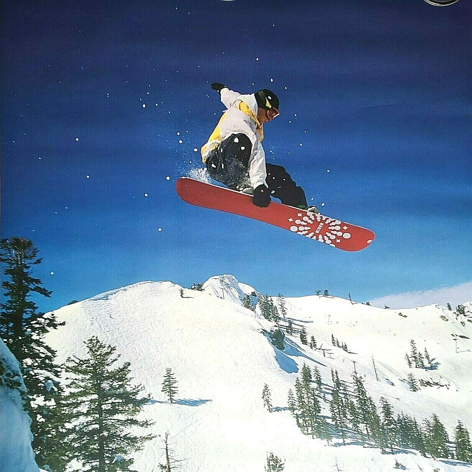Snowboarder Poster 2007 Gifts Ranking TOP10 Pyramid Sang High Snowboardin Tan Flying