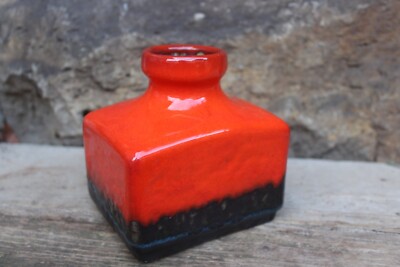 Pop Art Vase Keramik eckig WGP 60er 70er Jahre West Germany