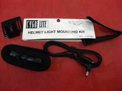 HELMET HEADLAMP MOUNT CYGO-LITE, MANY OTHERS