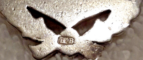 Antique ENGLISH STERLING BADGE/ MEDAL Pendant-WHH, Birmingham 1908 11g - Picture 2 of 4
