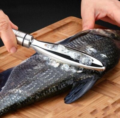 Fischentschupper Fischmesser Fischschupper Schaber Küchenzubehör Angelzubehör