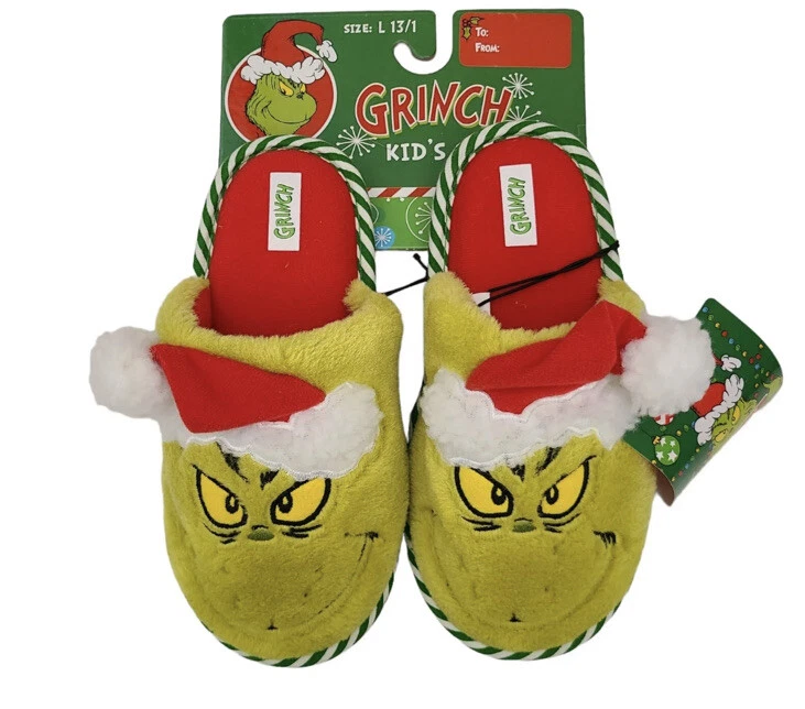 Grinch slippers kids new arrivals