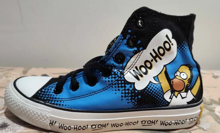 Converse All Star Chuck Taylors Hi-Top Sneakers x The Simpsons