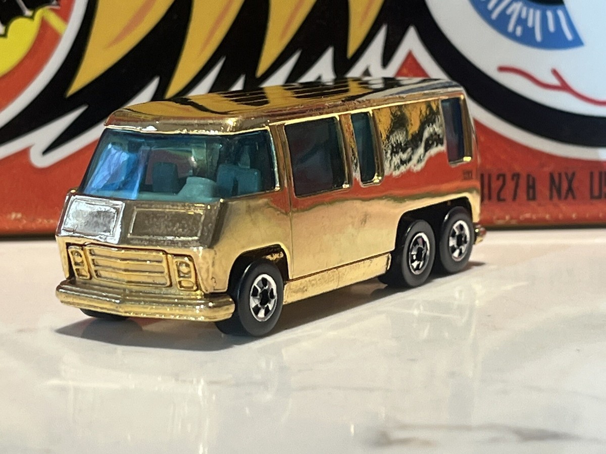 ミニカー Hot Wheels GMC Motor 1972 Hot Wheels GMC Motor Home Palm Beach 1976 Orange Blackwall