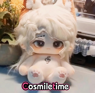 Identity V Aesop Carl Embalmer 20cm Plush Doll Dress up Stuffed Toy Anime Gift