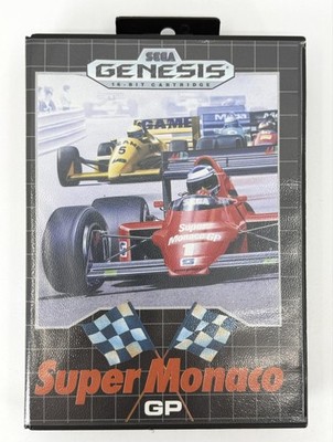 Super Monaco GP Sega Genesis Game SEGA NTSC-U/C 1990 Japan Case Manual