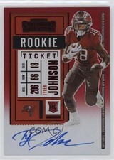 2020 Panini Contenders RPS FOTL FOTL Red Zone Tyler Johnson #141 Auto 0s9t