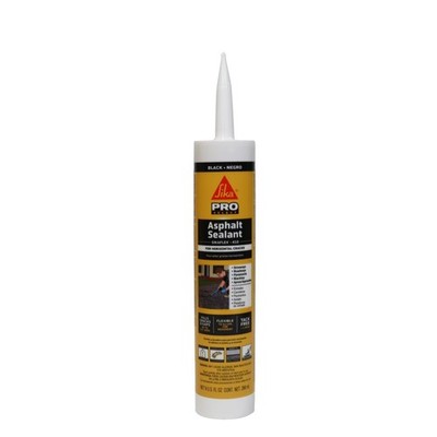 SIKA Sikaflex-410 Asphalt Sealant, Black, Self-Leveling Hybrid Sealant for Filli