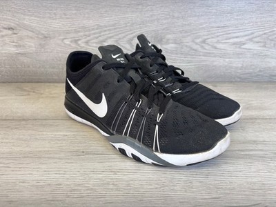 Nike Free TR 6 Damen Sneaker Schwarz Weiß Laufen Fitnessschuhe Größe UK 6 EU 40