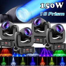 RGBW LED Moving Head Light 150W Gobo Beam Stage Spot Lighting DJ Disco Show DMX 