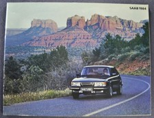 1984 Saab Catalog Brochure 900s 900 Turbo Sedan Excellent Original 84
