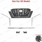 For Kicks 2021-24 Front Chrome Grille Mesh/Trim Molding/Bumper Support Retainers