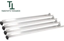 Wal-Board Drywall Bench Extension Legs Set of 4 | 34"-44" Adjustable Aluminum