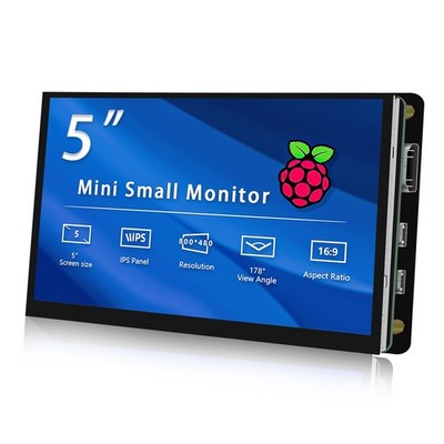 HAMTYSAN 5 Inch IPS Touch Screen Display 800×480 HDMI Monitor for Raspberry P...