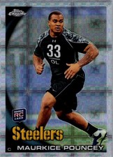 2010 -Maurkice Pouncey- Topps Chrome Xfractor Rookie Football Card #C183