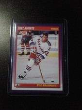 1991-92 Score American #398 Tony Amonte Rc - Rangers