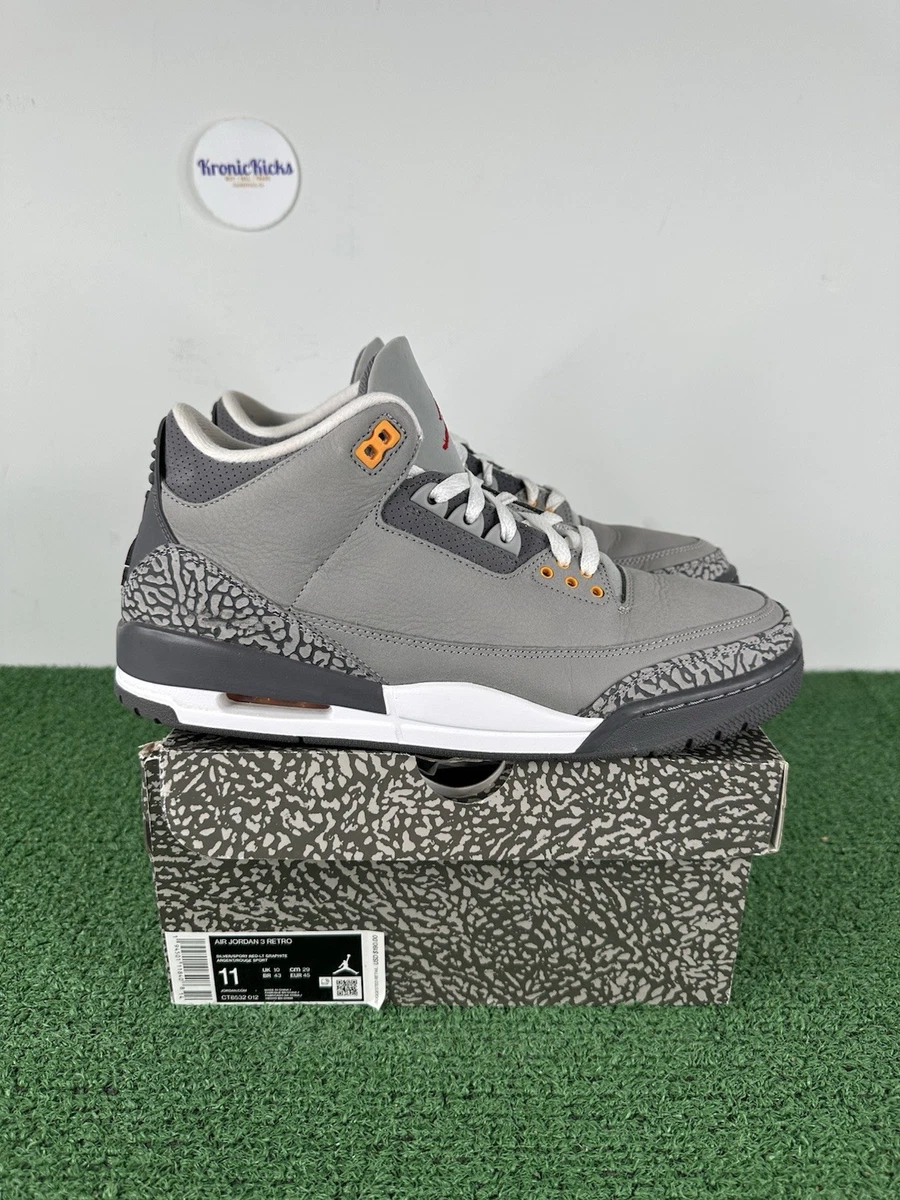 Jordan 3 Retro Mid Cool Grey for Sale | Authenticity Guaranteed | eBay