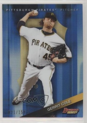 2015 Bowman's Best Blue Refractor 21/150 Gerrit Cole #97 4l3