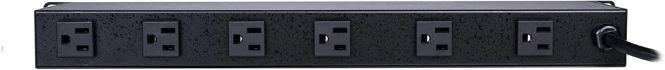 Versatile 12 Outlet Rackmount Surge Protector with 15 ft Cord Retention Tray - Image 4 of 4