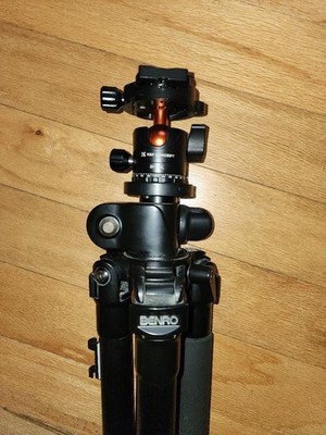 Benro Carbon Fiber Tripod - With Ball Head - 57.5'' H. W/Soft Case