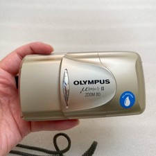 Olympus MJU II Zoom 80 38-80mm AF Point  Shoot 35mm Film Camera Compact