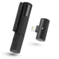 Wireless lavalier Microphone for iPhone iPad  Wireless Clip on Microphones  Wir...
