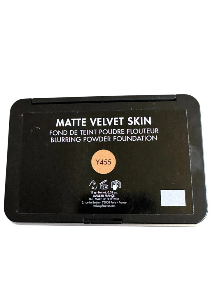 MAKE UP FOR EVER - MATTE VELVET SKIN - BLURRING POWDER FOUNDATION - Y455 - NEW - Image 3 of 3