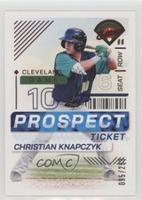 2024 Panini Prospect Edition Red 95/299 Christian Knapczyk #54 9cf