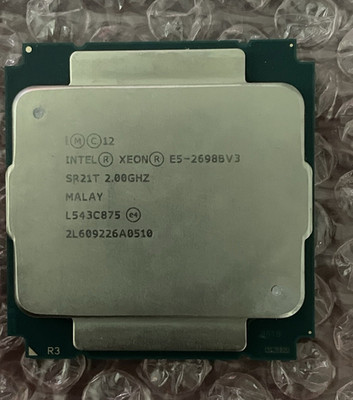 Intel Xeon E5-2698 v3  16-Core 32Threds 2,30GHz LGA2011-3 22mm Cache 40MB