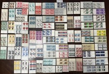 RHstamps - 84 DIFFERENT US 5 CENT PLATE BLOCKS, MINT NOT HINGED, MNH - LOT 86